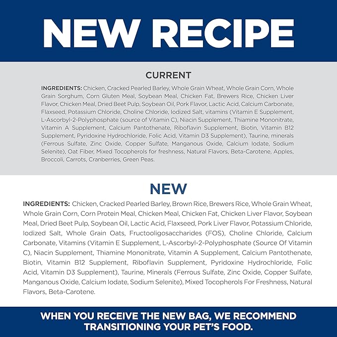 Hill's Science Diet Adult 1-6, Adult 1-6 Premium Nutrition, Dry Dog Food, Chicken & Barley, 15 lb Bag