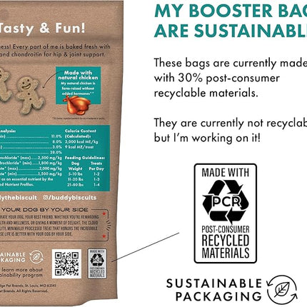 Buddy Biscuits Boosters 5 oz. Bag of Hip and Joint Soft Chews Dog Treats Made with Natural Chicken