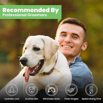 Best Shot UltraMAX Pro Finishing Spray, Ideal Detangler Spray for Pets, Hydrating and Soothing Pet Grooming Spray, for Dogs and Cats, 17 Oz.