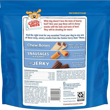 Canine Carry Outs Dog Treats, Beef Flavor, 47 Ounce