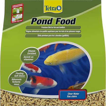 Tetra PondFood Premium Diet Koi & Goldfish Food, 1.25 lb