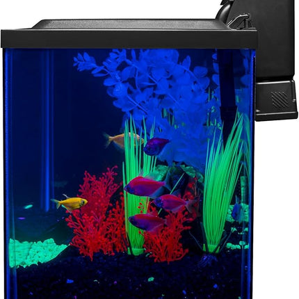Glofish 10 Gallon Aquarium Fish Tank Kits, Includes LED Lighting and Décor (Amazon Exclusive)