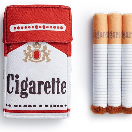 Nocciola 3 Packs Squeaky Puff Stick Toys with a Box, Funny Interactive Plush Dog Toys, Pitbull Husky Frenchie Pug Stuffed Puppy Toys for Small to Medium Breed, Dog Accessories Boy Gift