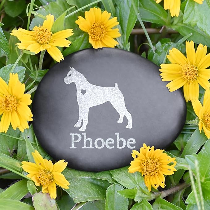 Personalized Pet Memorial Stones - Pet Passed Away Gifts - Pet Memorial Gifts - Sympathy Gifts for Loss of Pet - Personalized Dog Memorial Stone - Pet Loss Gifts Dog - Dog Memorial Gifts