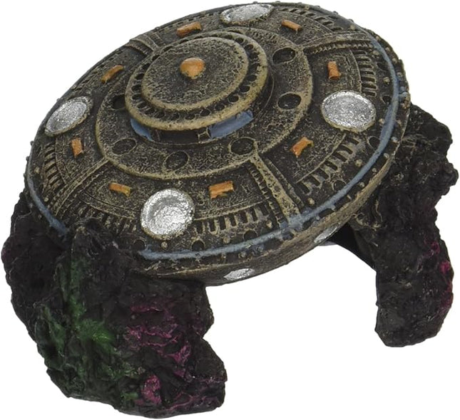 Blue Ribbon PET Products 030157015909 Exotic Environments Crashed UFO with Cave