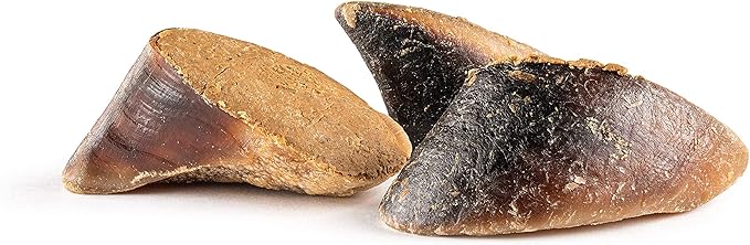 Jack&Pup Filled Cow Hooves for Dogs, Cow Hoofs for Dogs, Natural Dog Chews, Stuffed Bones (Bully Stick Flavor) 5 Pack