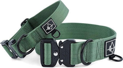 Made to ROAM Premium Dog Collar - Adjustable Heavy Duty Nylon Collar with Quick-Release Metal Buckle (Oregon Haze, Classic Size 2.5)