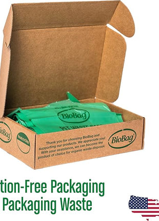 BioBag Premium Pet Waste Bags with Handles, Standard Size, 150 Count, Great For All Dog Breeds