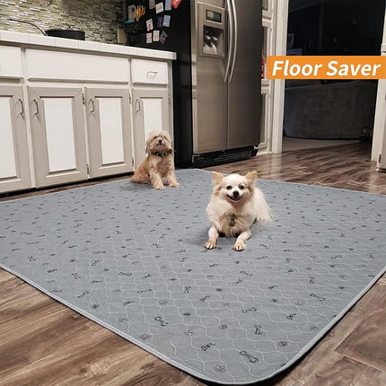 PICK FOR LIFE Washable Dog Pee Pad 72x72 Extra Large, Fast Absorbent Puppy Pads, Reusable Dog Training Pads Waterproof,Non-Slip Whelping Pad for Pet, Playpen, Incontinence, Housebreaking