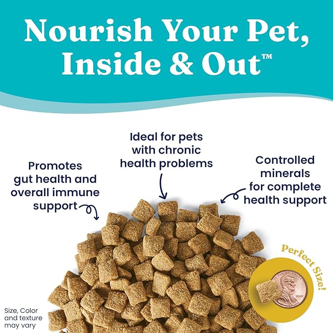 Solid Gold Dry Dog Food for Adult & Senior Dogs - with Whole Grains, Oatmeal, Pearled Barley, & Fish - Potato Free, High Fiber Adult Dog Food Dry Kibble for Sensitive Stomach & Immune Support – 4LB