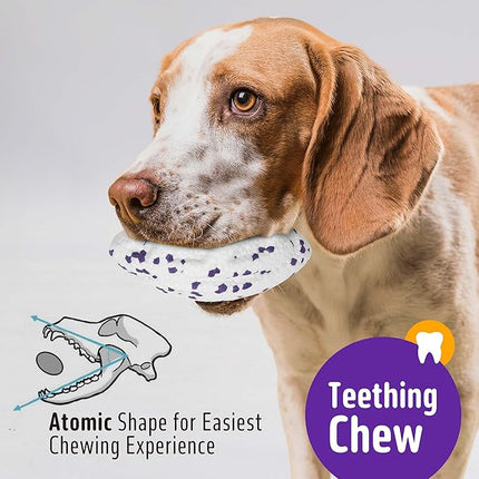 Dog Balls Upgraded Dog Tennis Balls for Aggressive Chewers, 5.3'' Indestructible Tennis Ball, More Bite-Proof Chew Toys, Long-Lasting Teething Ball for Puppies Small Medium Large Dogs