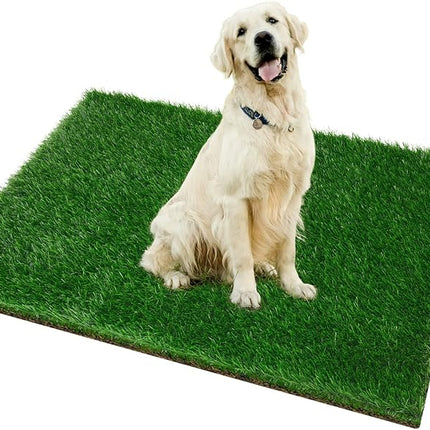 Grass Pad for Dogs 51.2 x 31.5 inches - Strong Absorbency Soft Artificial Grass for Pets Potty Training - Easy to Clean - for Dog Indoor Outdoor Use (1 Pack)