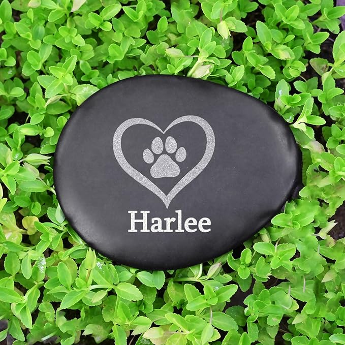 Dog Memorial Gifts for Loss of Dog - Personalized Pet Memorial Stones - Dog Memorial Headstone - Dog Bereavement Gifts - Loss of Cat Sympathy Gifts - Pet Memorial Gifts - in Memory of Pet