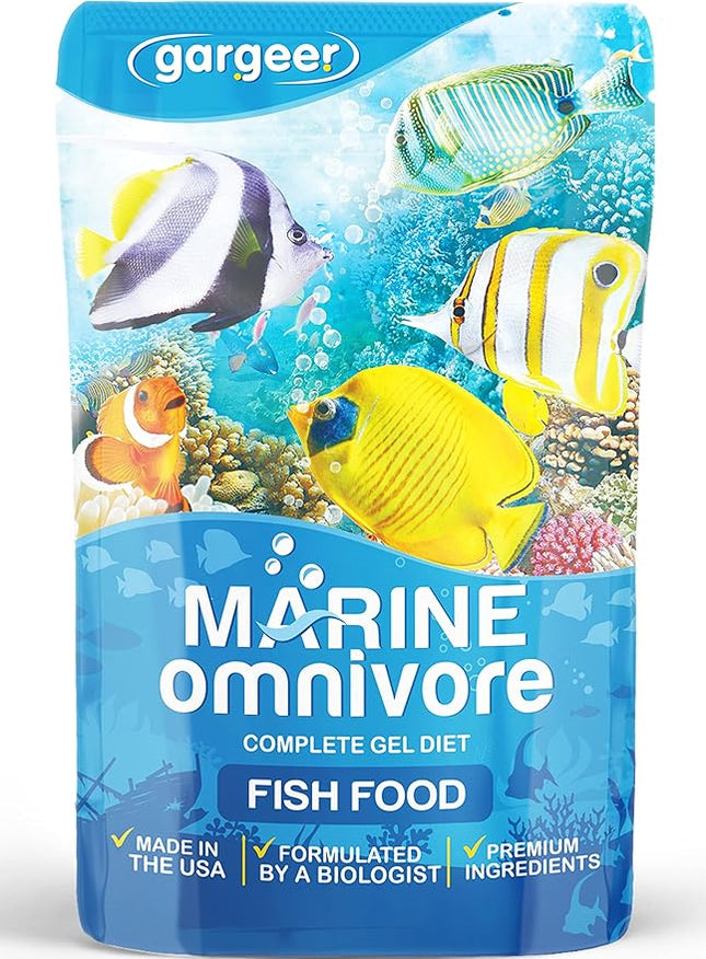 8oz Marine Fish Food for Advanced Breeders. Complete Saltwater Fish Gel Diet. Proudly Made in The USA, Using Premium Ingredients, Ocean Reef Nutrition, Fortified Gourmet Formula. Enjoy...…