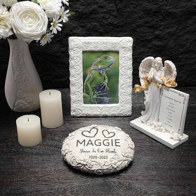Personalized Iguana Memorial Stone, Pet Grave Marker Iguana, Iguana Headstone, Iguana Tombstone, Iguana Gravestone, Iguana Memorial Gifts