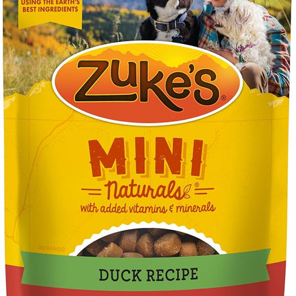 Zuke’s Mini Naturals Dog Training Treats for Dogs of All Sizes, Pet Treats made with Real Duck,16 oz. Resealable Pouch - 16 oz. Bag