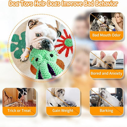 Large Squeaky Dog Toys- Plush Dog Toys with Soft Fabric for Small, Medium, and Large Dogs Daily Companionship, Training Reward Gift