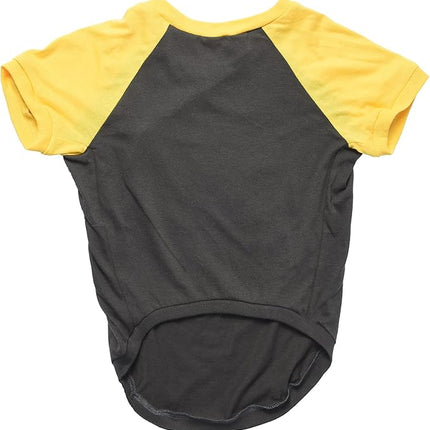 Harry Potter Hufflepuff Pet T-Shirt in Size Extra Large | XL Dog T-Shirt, Harry Potter Dog Shirt | Harry Potter Dog Apparel & Accessories for Hogwarts Houses, Hufflepuff, FF19290 Yellow