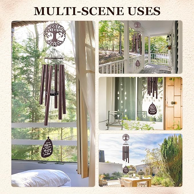 SteadStyle Pet Memorial Gifts - Pet Memorial Wind Chime, Memorial Wind Chimes for Loss of Dog, Sympathy Wind Chimes for Loss of Dog, in Memory of Dogs Gifts