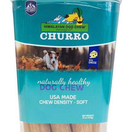 Himalayan Pet Supply Churro Cheese Treats | Lactose Free - Gluten Free - Grain Free | USA Made | All Breeds | 13 Churros | Real Himalayan Cheese