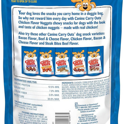Canine Carry Outs Dog Treats, Chicken Flavor Nuggets, 22.5 Ounce (Pack of 4), Made with Real Chicken