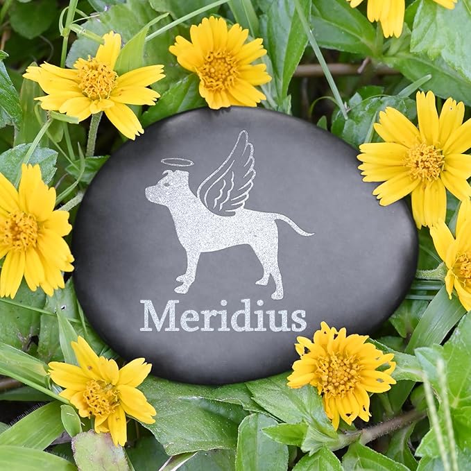 Pet Loss Gifts - Personalized Pet Memorial Stones - Dog Memorial Stone - Remembrance Gifts for Loss of Dog - Personalized Pet Memorial Gifts - Loss Dog Sympathy Gifts - Pet Loss Gifts