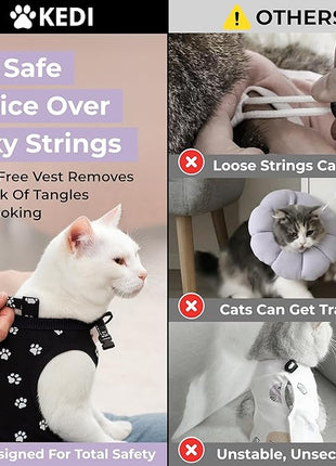 Cat Onesie for After Surgery Care - Breathable Male Female Post Surgical Recovery Suit Vest for Cats with Abdominal Wounds or Skin Issues - Soft Washable Protective Medical Clothing for Pets