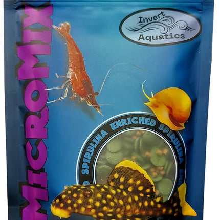 Micro Mix - Sinking Blended Diet for Snails, Shrimp & Bottom Feeding Fish (9 oz (255g))