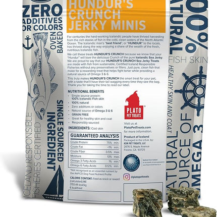 Plato Hundur's Crunch Jerky Minis 3.5oz