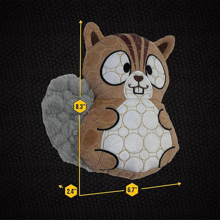 Bite Force -Durable & Strong Dog Toy Beaver with Squeaker, Kevlar-Reinforced for Aggressive Chewers for Small Medium Large Dogs - Green.