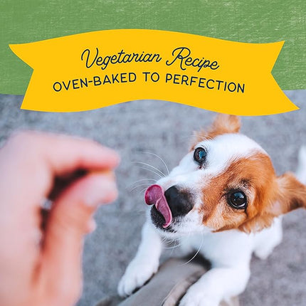 Natural Balance Limited Ingredient Rewards Crunchy Biscuits, Bite-Size Vegetarian Dog Treats for Small-Breed Adult Dogs, Peanut Butter Recipe, 8 Ounce (Pack of 1)