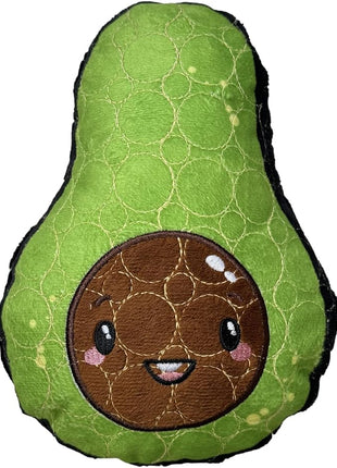 Bite Force - Durable & Strong Dog Toy Avocado Squeaker, Kevlar-Reinforced for Aggressive Chewers for Small Medium Large Dogs - Green.