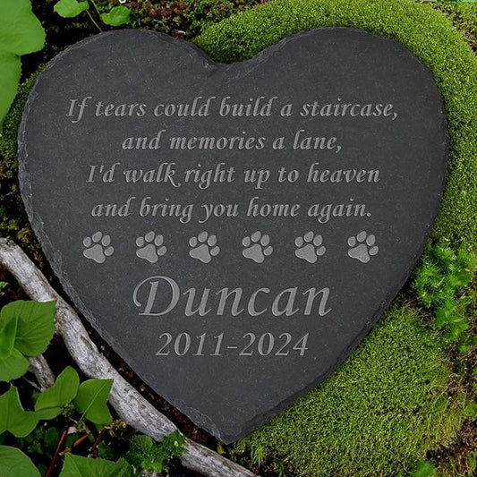 Personalized Pet Memorial Stone, Dog Memorial Gifts for Loss of Dog, Pet Loss Gifts, Pet Memorial, Loss of Dog Sympathy Gift, Dog Remembrance Gift, Pet Bereavement Gifts - Bring You Home Again