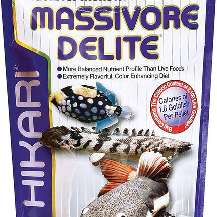 Hikari Tropical Massivore Delite Fish Food, 13.4 oz (380g)