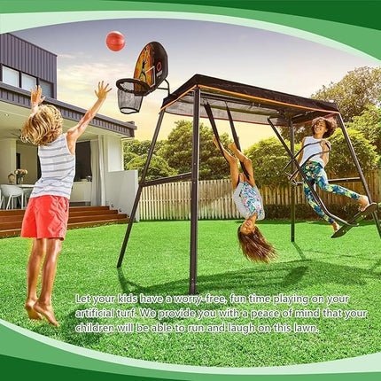 118.1 x 39.4 Inch (Pack of 1) Dog Grass Pad, Extra Large Artificial Grass Turf Mat, Fake Grass for Large Dog Potty Training Indoor Outdoor Balcony Patio Lawn Decoration