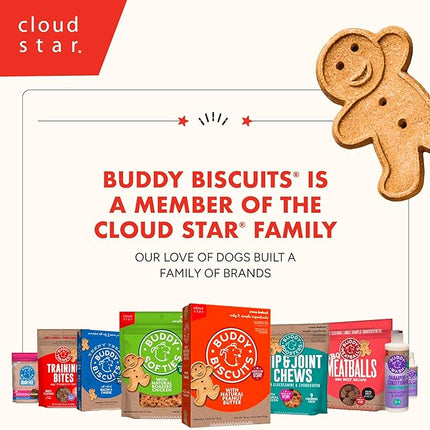 Buddy Biscuits 2 lb Bag of Crunchy Dog Treats, Made with Peanut Butter