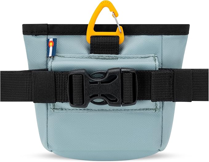 OllyDog Goodie Treat Bag, Dog Treat Pouch, Waist Belt Clip for Hands-Free Training, Magnetic Closure, Dog Training and Behavior Aids, Three Ways to Wear (St. Lucia)