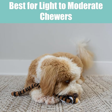 SPOT Skinneeez Jungle Cat 14 Inch Stuffing-Free Plush Squeaky Dog Toy – Soft Interactive Chew Toy for Small and Medium Dogs – Mess-Free Play for Light & Moderate Chewers