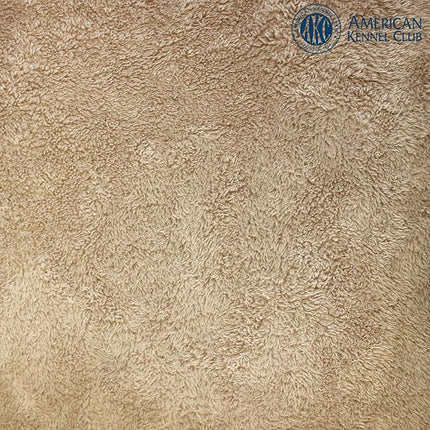 American Kennel Club Orthopedic Circle Stitch Cuddler Pet Bed, Taupe, 25x21