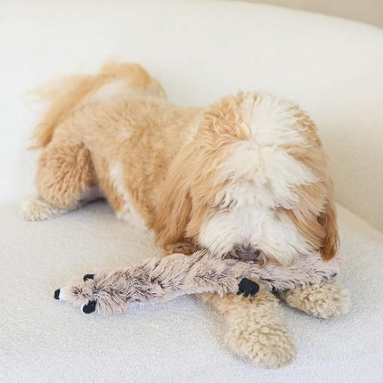 SPOT Skinneeez Extreme Quilted Raccoon - Durable, Stuffing Free Dog Toy with 4 Layers of Diamond Stitched Fabric & 2 Squeakers- Ideal for Small & Medium Aggressive Puppies and Dogs- 14in