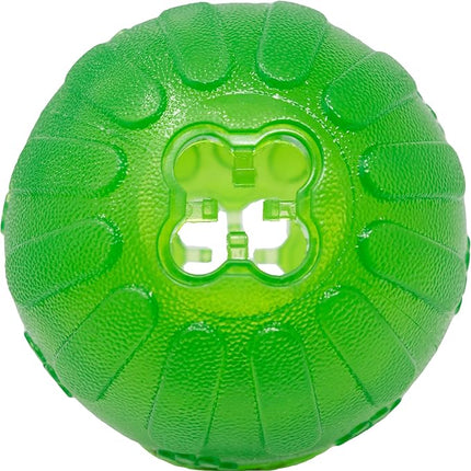 Starmark Treat Dispensing Chew Ball Tough Dog Toy, Medium/Large for Large Breeds