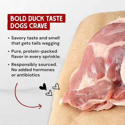 Stella & Chewy's Freeze-Dried Raw Marie's Magical Dinner Dust - Premium Duck & Turkey Dog Food Topper with Organic Fruits & Vegetables - Perfect for Picky Eaters - 7oz