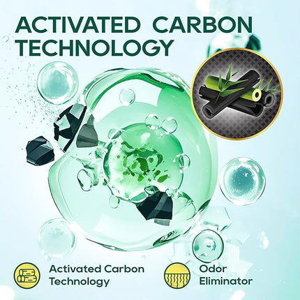 HONEY CARE All-Absorb Puppy Training Pads Dog Potty Pads Absorb Eliminating Urine Odor, Jumbo-Size Charcoal Puppy Pee Pad (Carbon, XL 28x34 inch, 40ct)