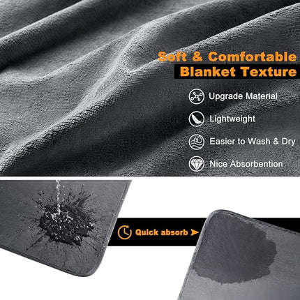 Washable Dog Pee Pads 36x36 2Pack Reusable Puppy Pads, Absorb Dog Mats Non-Slip Puppy Training Pads for Whelping, Potty, Training, Playpen, Crate