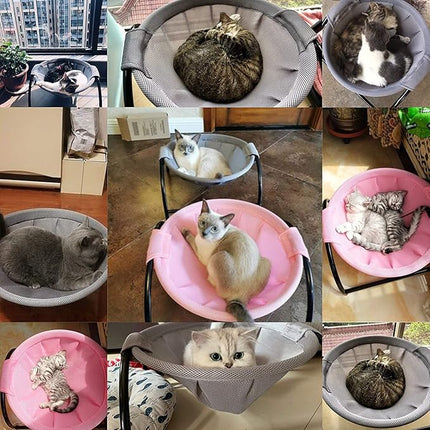 Cat Bed Dedicated Replacement Net Cover Soft Durable Breathability (Grey)