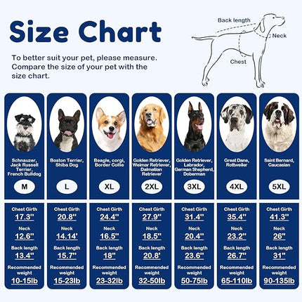 Large Breed Dog Sweaters, Warm Winter Fall Dog Sweaters for Dog Girls Boys, Turtleneck Dog Knitwear,Doggie Christmas Sweater, Pet Sweatshirt Clothes Outfit Knit Great Dane,Doberman (Blue XXXXL)