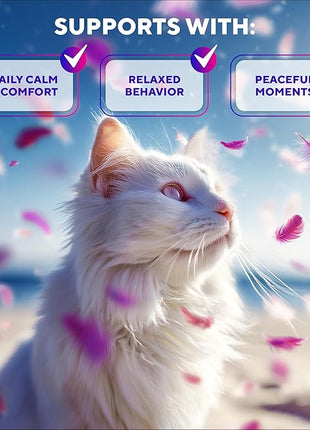 Calming Pheromone Spray & Scratch Repellent for Cats - Reduces Scratching Furniture, Pee - During Travel, Fireworks, Thunder, Vet Zone - Helps with Stress, Fighting, Hiding (60 ml (2 pack))