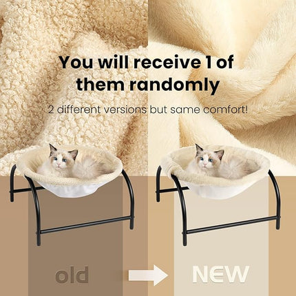 Cat Bed Dog Perch Pet Hammock Bed Pet Sleeping Cat Supplies Pet Supplies Whole Wash Stable, Detachable, Breathable, Easy Assembly Indoors Outdoors, 16.9 in x 16.9 in x 9.5 in