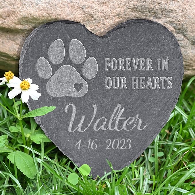 Pet Memorial Stones, Pet Memorial Gifts, Loss of Pet Sympathy Gifts, Dog Memorial Gifts for Loss of Dog, Pet Bereavement Gifts, Dog Grave Marker, Pet Loss Gifts, in Memory of Dog - Style A