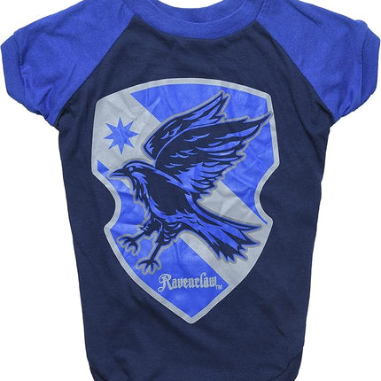 Harry Potter Ravenclaw Dog T-Shirt - Pet Costume Shirt for Dogs - Officially Licensed Dog Apparel & Accessories for Hogwarts Houses, Size Large
